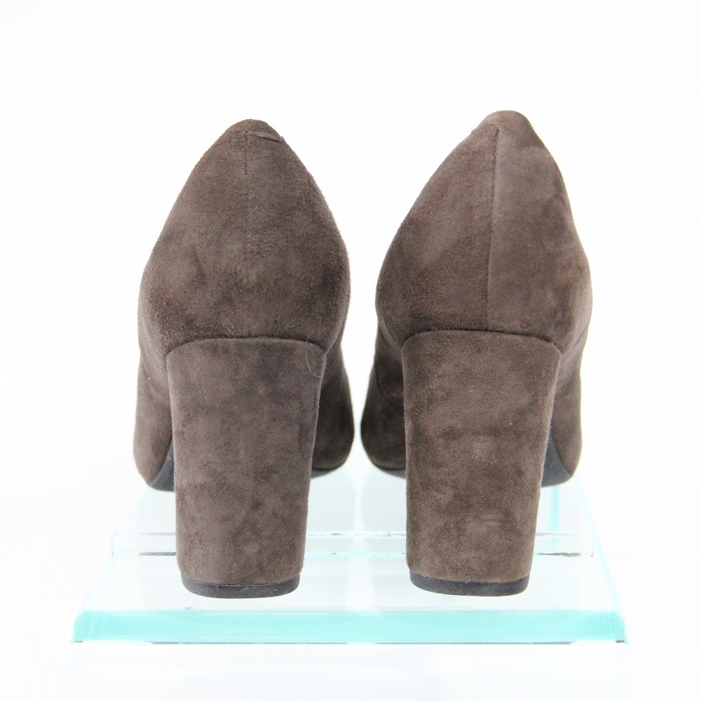 Clarks Brown Suede Pumps Women Heels - Picture 6 of 7